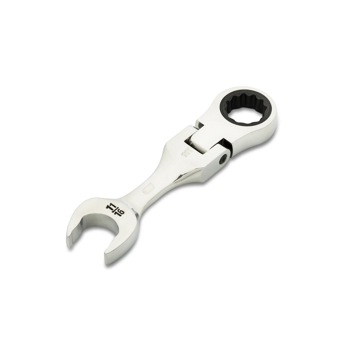 Gearwrench 86876 11/16" 90-Tooth 12 Point Stubby Flex Combination Ratcheting Wrench