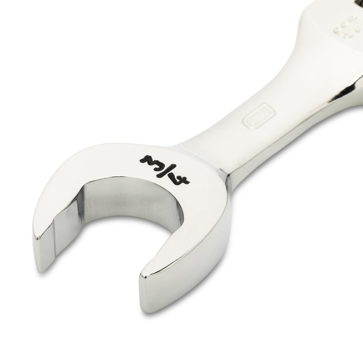 Gearwrench 86877 3/4" 90-Tooth 12 Point Stubby Flex Combination Ratcheting Wrench