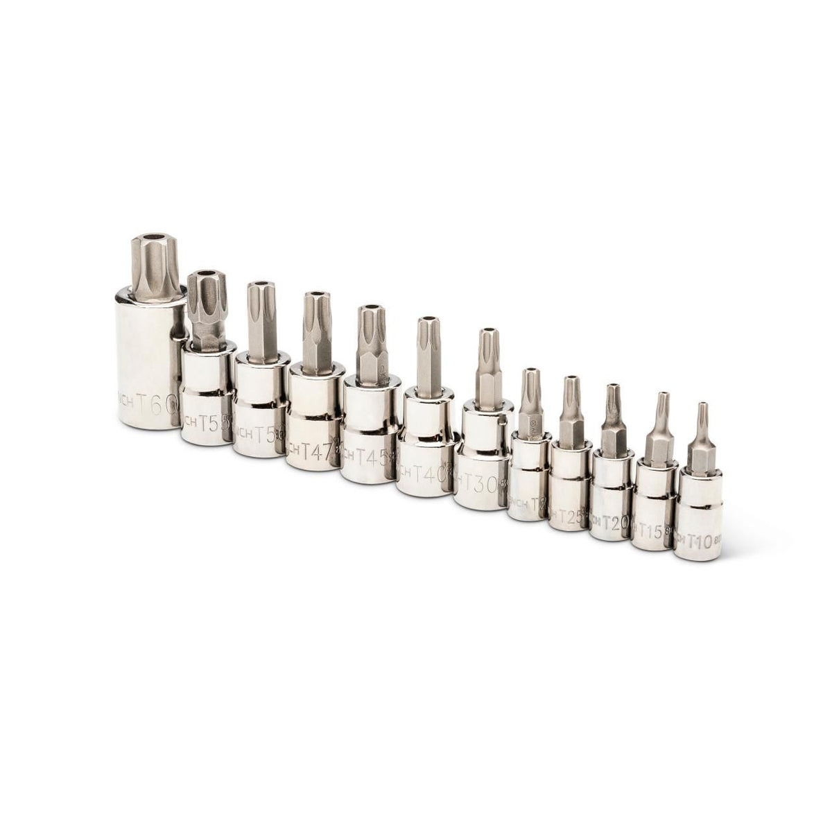 Gearwrench 87192 12 Piece 1/4", 3/8" & 1/2" Drive Tamper Proof Torx® Bit Socket Set