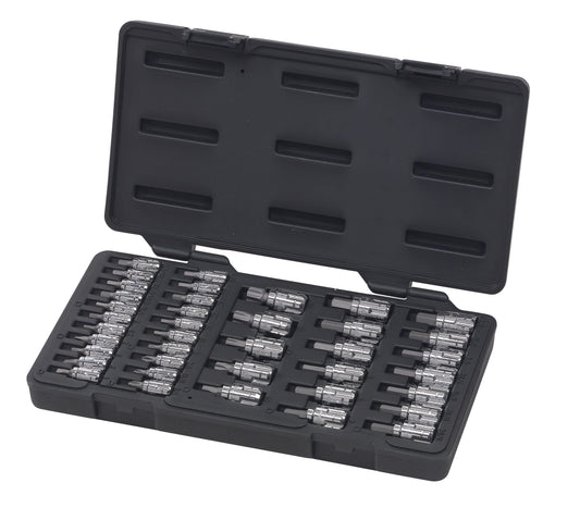 Gearwrench 890040 39 Piece 1/4" & 3/8" Drive Pass-Thru™ Standard Hex/Slotted/Phillips®/Torx® Bit SAE/Metric Socket Set