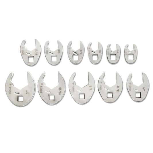 Gearwrench 89118 11 Piece 3/8" Drive Ratcheting Crowfoot SAE Wrench Set