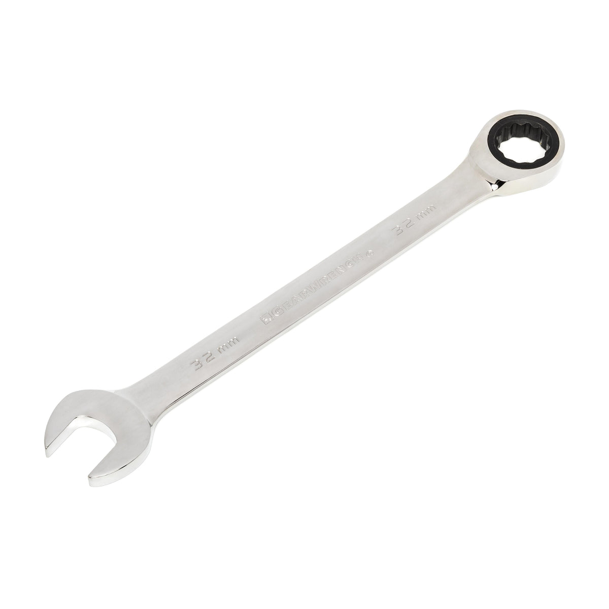 Gearwrench 9132 32mm 72-Tooth 12 Point Ratcheting Combination Wrench