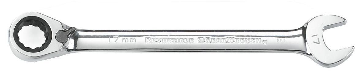 Gearwrench 85142 14 Piece 72-Tooth 12 Point Reversible Ratcheting Combination SAE/Metric Wrench Set