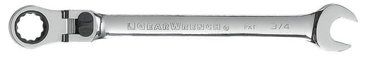 Gearwrench 85141 14 Piece 72-Tooth 12 Point Flex Head Ratcheting Combination SAE/Metric Wrench Set