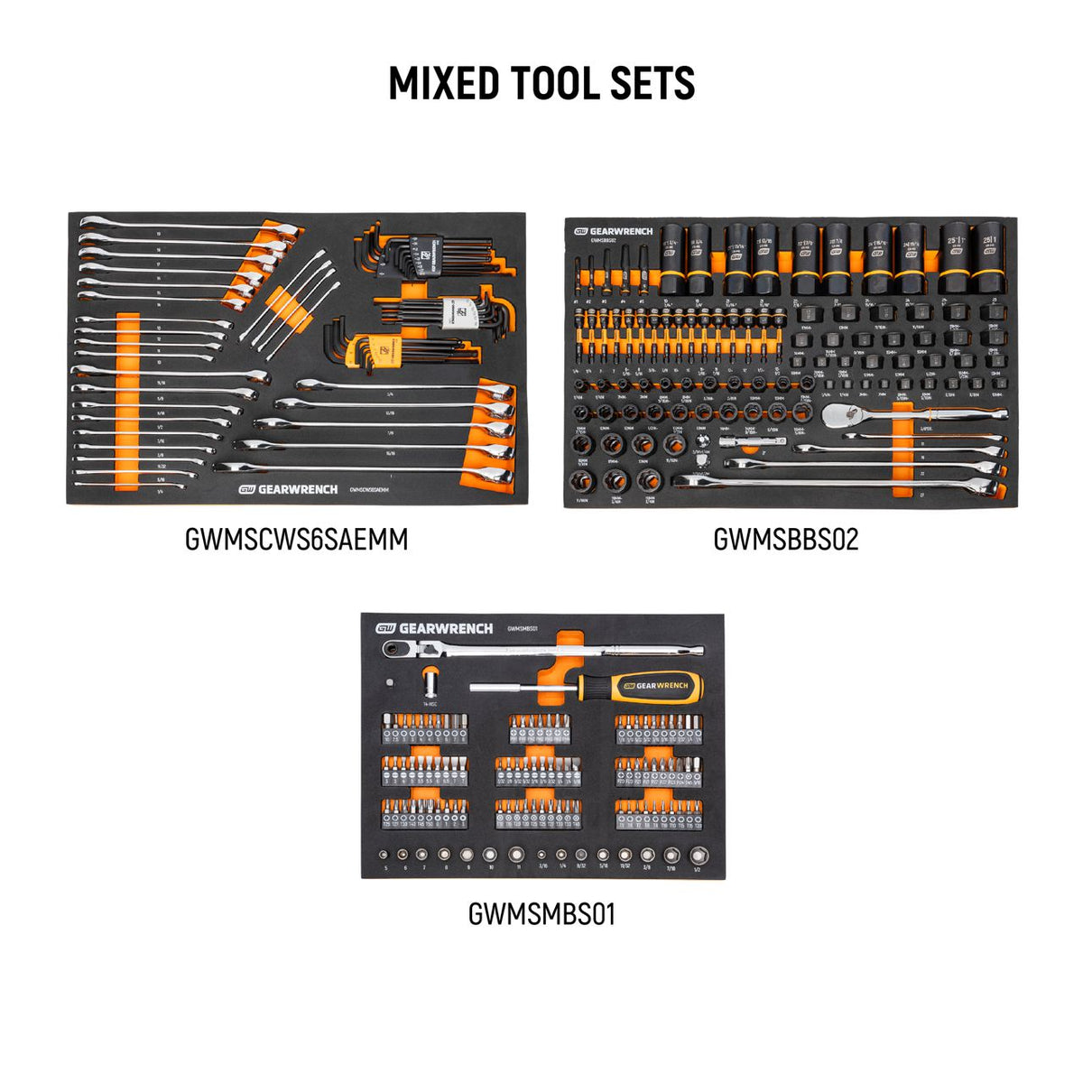 Gearwrench MEGAMODPRO 791 Piece MEGAMOD Master Mechanics Tool Set in Premium Modular Foam Trays with Tool Storage