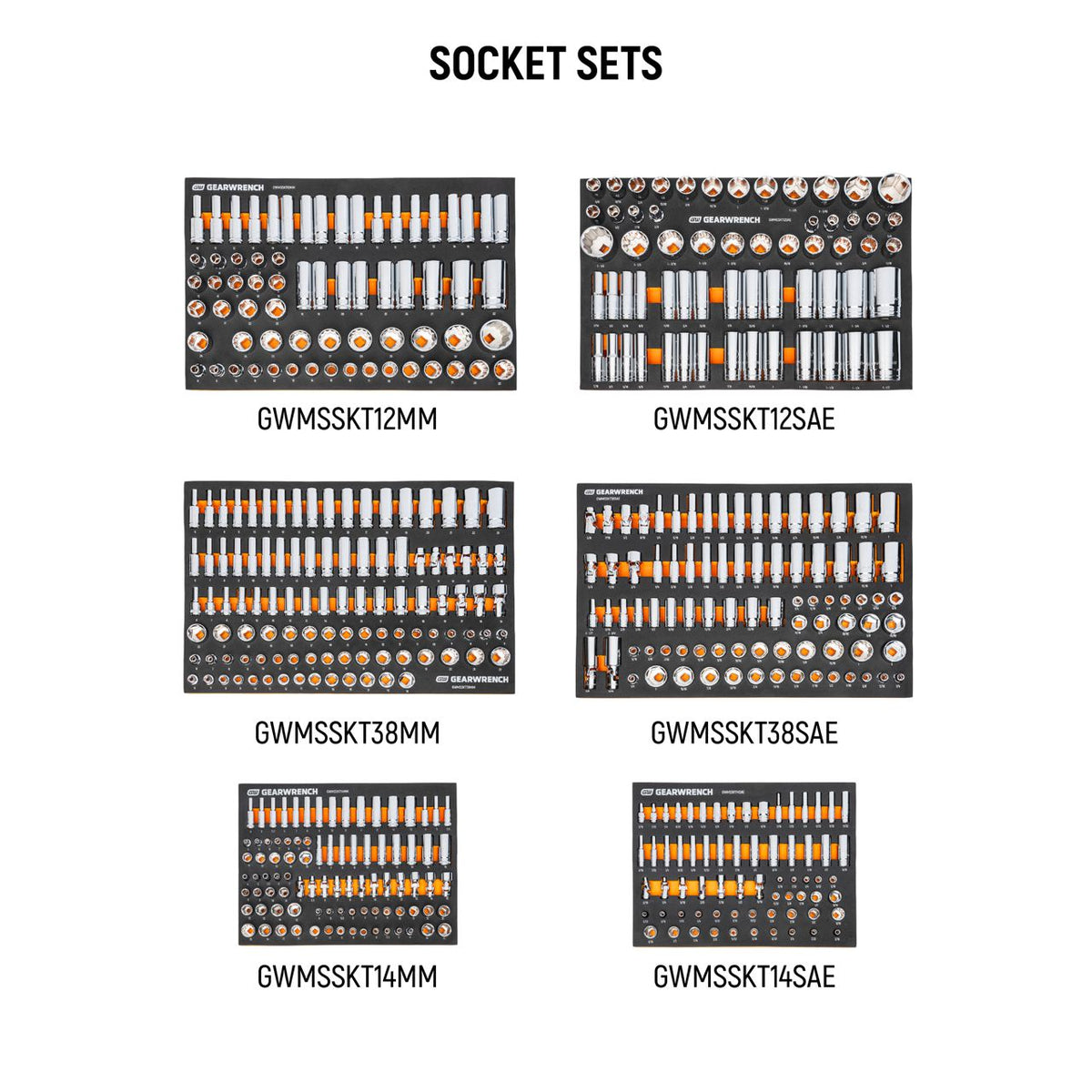 Gearwrench MEGAMODPRO 791 Piece MEGAMOD Master Mechanics Tool Set in Premium Modular Foam Trays with Tool Storage