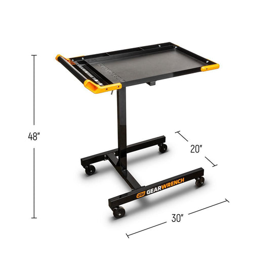 Gearwrench 83166 Adjustable Height Mobile Work Table 35" to 48"