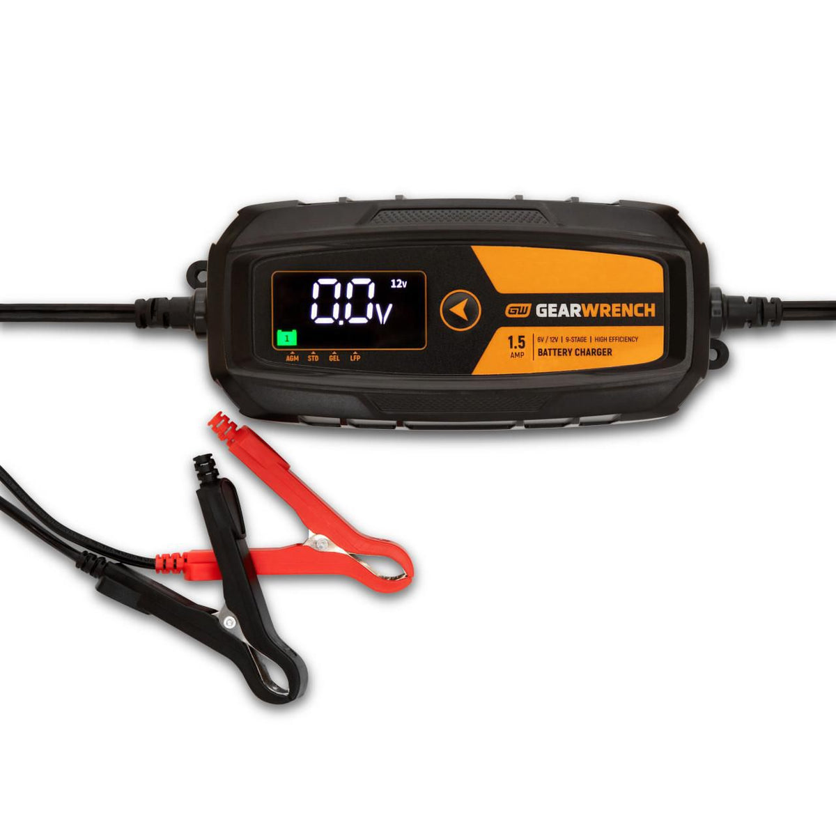 Gearwrench GWBC015 1.5A 6V/12V Battery Charger and Maintainer