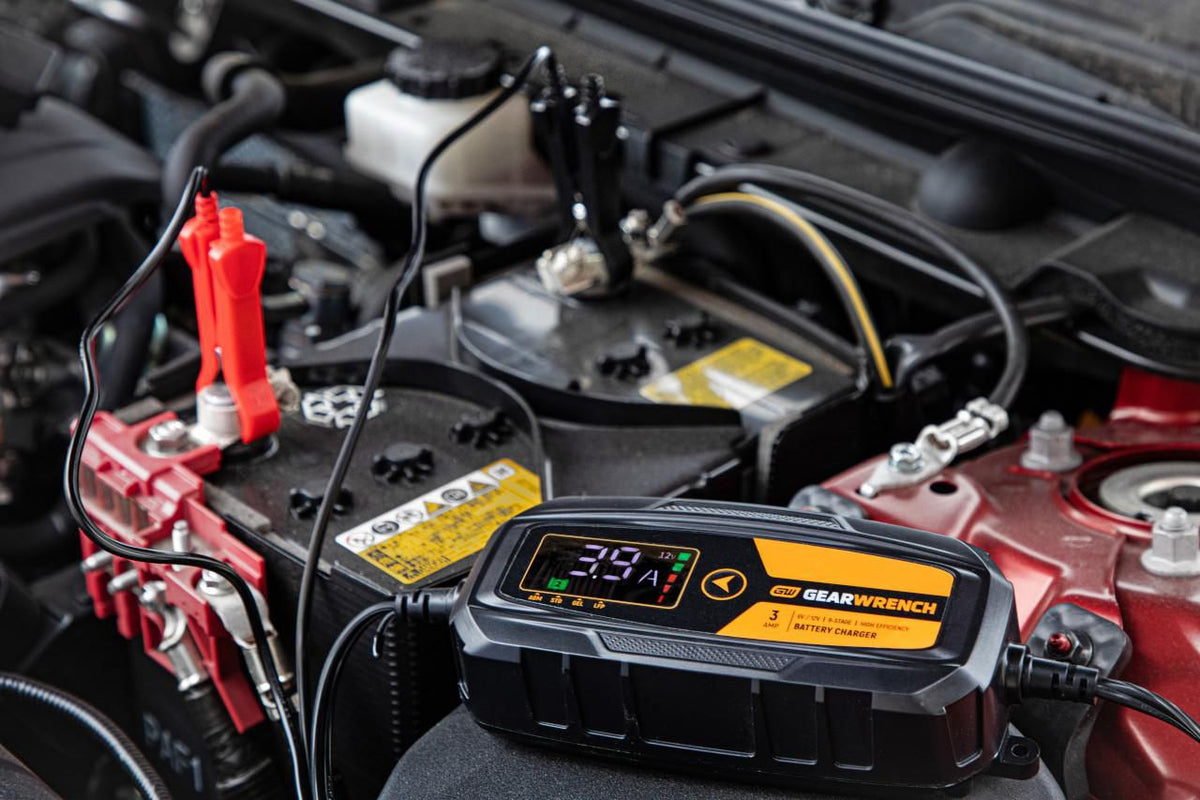 Gearwrench GWBC030 3A 6V/12V Battery Charger and Maintainer