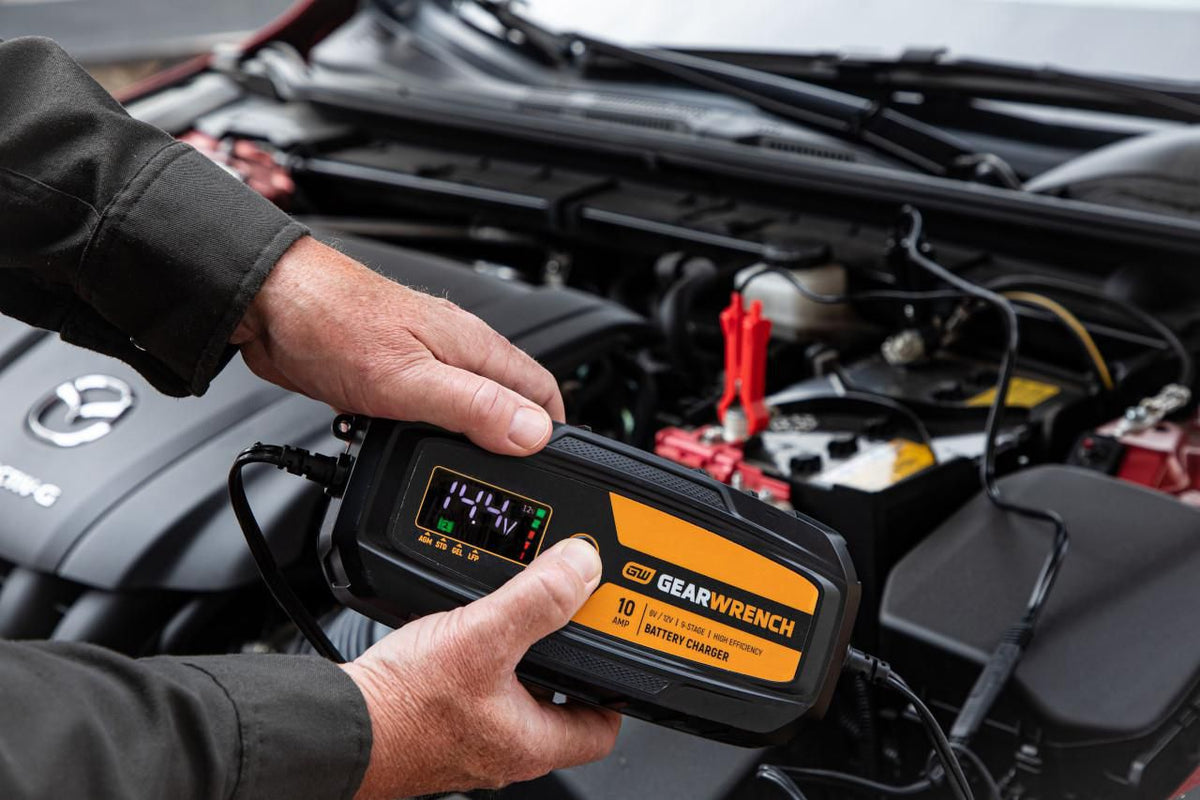 Gearwrench GWBC100 10A 6V/12V Battery Charger and Maintainer