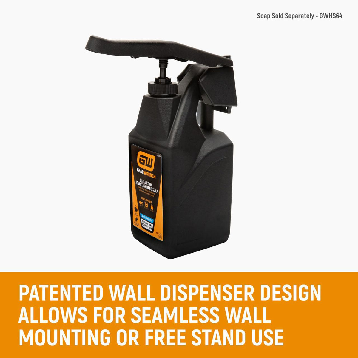 Gearwrench GWDHS Wall Dispenser for 64oz Hand Soap