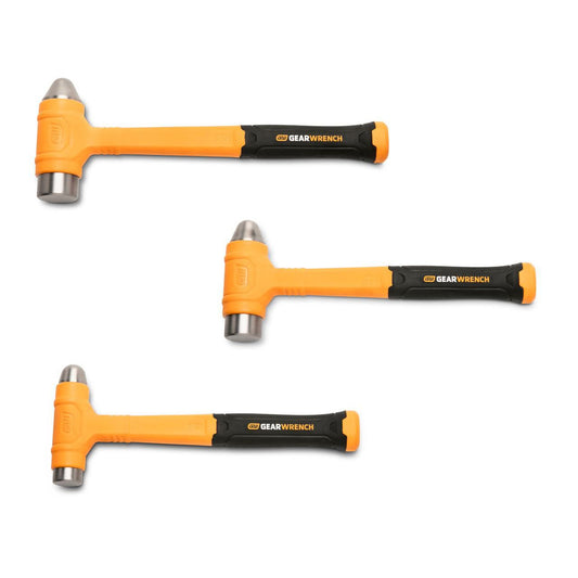 Gearwrench GWH3PCDBBP 3 Piece Dead Blow Ball Pein Hammer Set