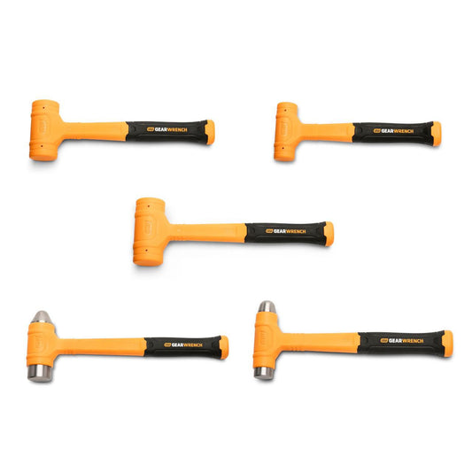 Gearwrench GWH5PCDB 5 Piece Dead Blow Hammer Set