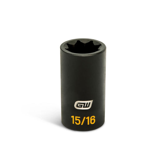 Gearwrench GWLS1516H 1/2" Drive Lineman 15/16" 8-Point Double Square Deep Impact Socket