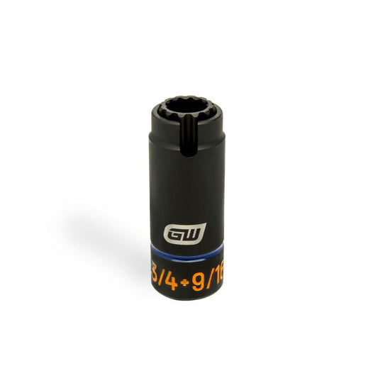 Gearwrench GWLS34916J 1/2" Drive 3-in-1 Lineman 9/16" x 3/4" 12 Point Slotted Deep Impact Socket