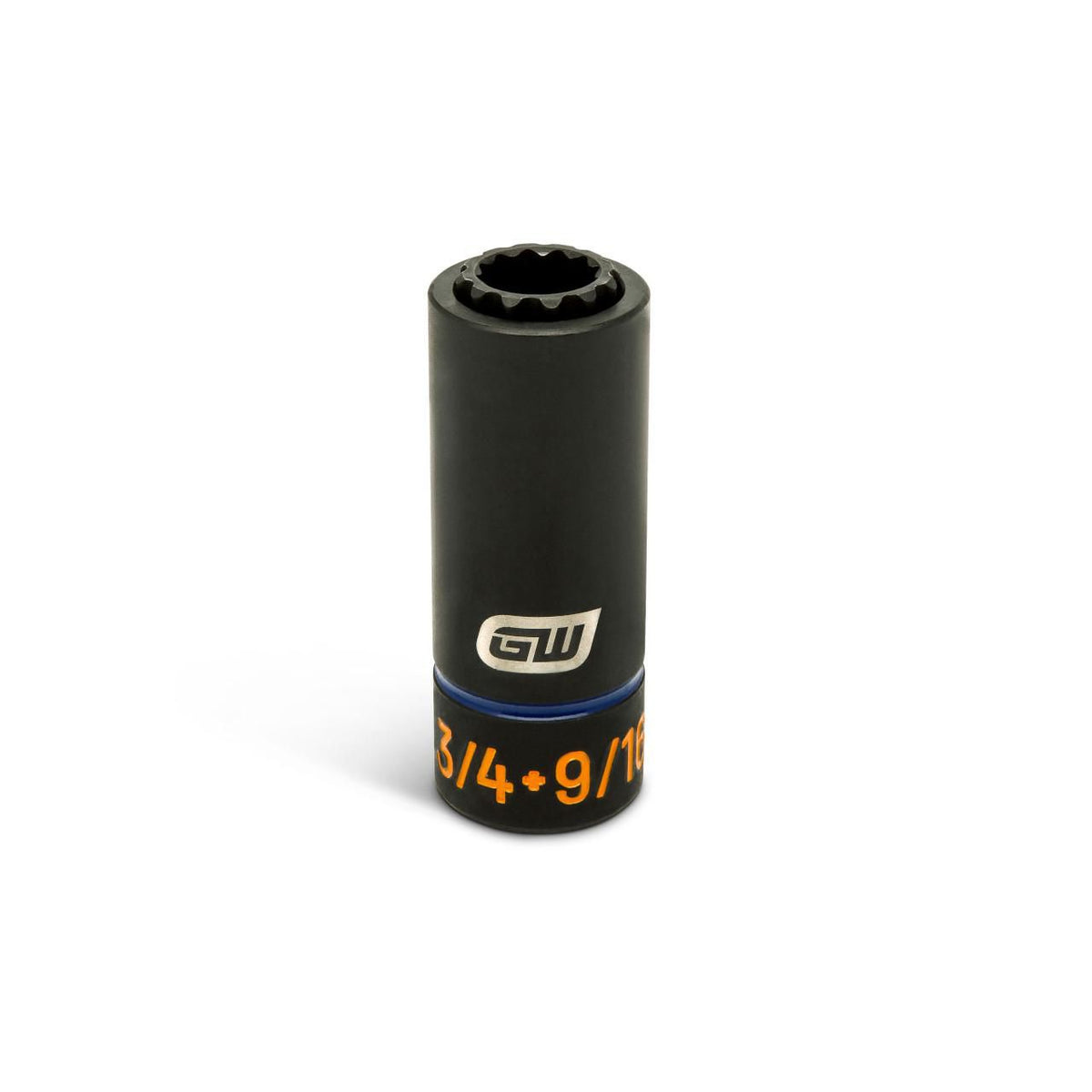 Gearwrench GWLS34916 9/16" x 3/4" Lineman 2-in-1 12 Point Impact Socket