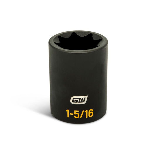 Gearwrench GWLS42H 1/2" Drive Lineman 1-5/16" 8-Point Double Square Deep Impact Socket
