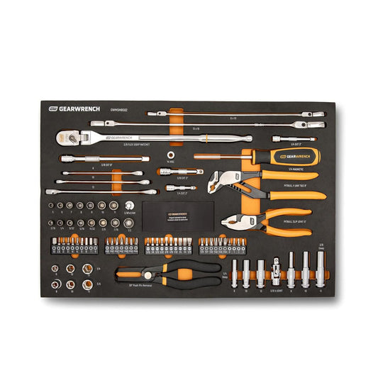 Gearwrench GWMSMBS02 82 Piece 120XP Automotive Tool Set in Foam Storage Tray
