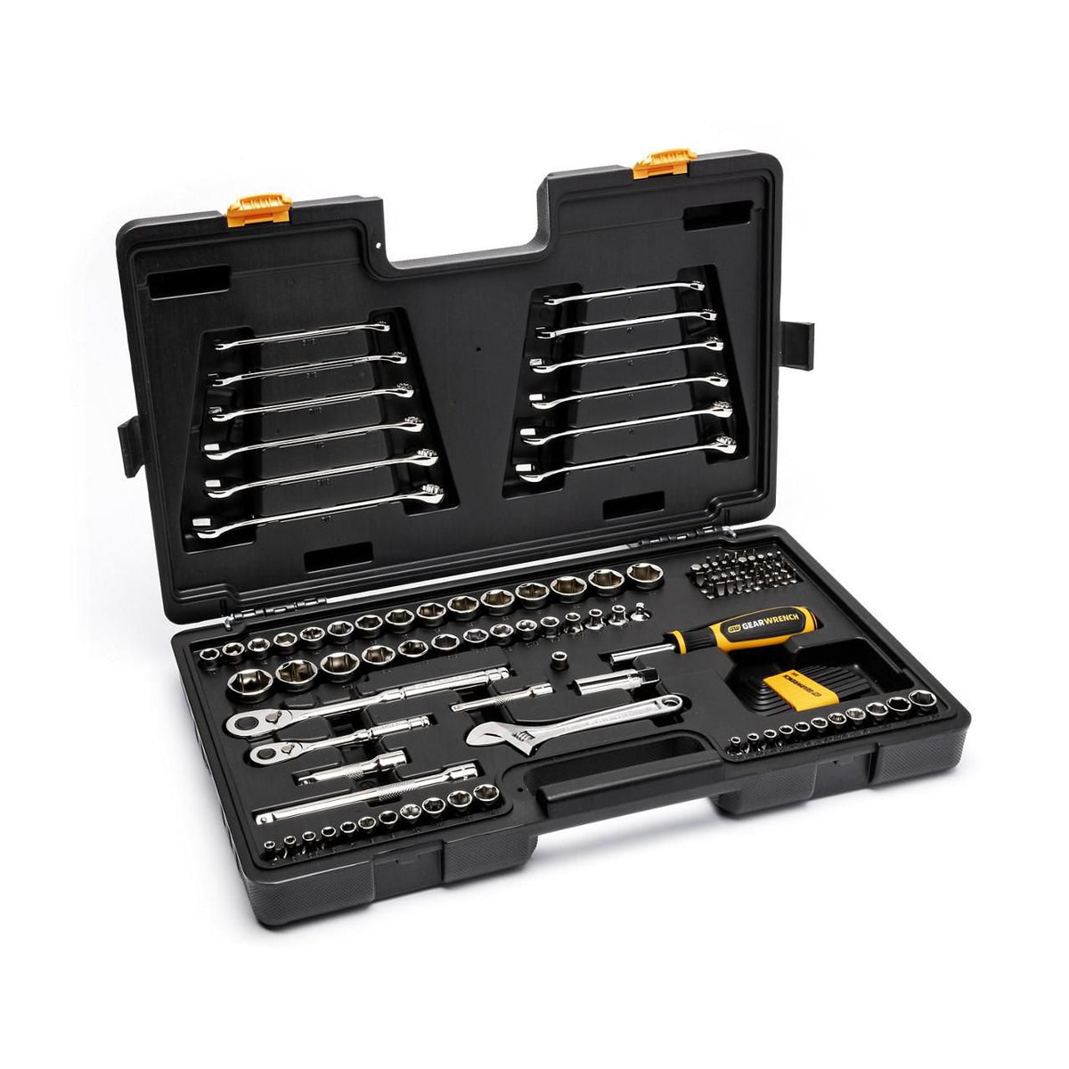 Gearwrench GWPRO138 138 Piece 1/4" & 3/8" Drive 72-Tooth 6 Point Professional Tool Set