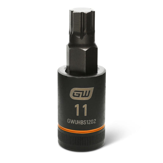 Gearwrench GWUHBS1202 1/2" Drive Impact Bi-directional Hex Bit Socket 11mm