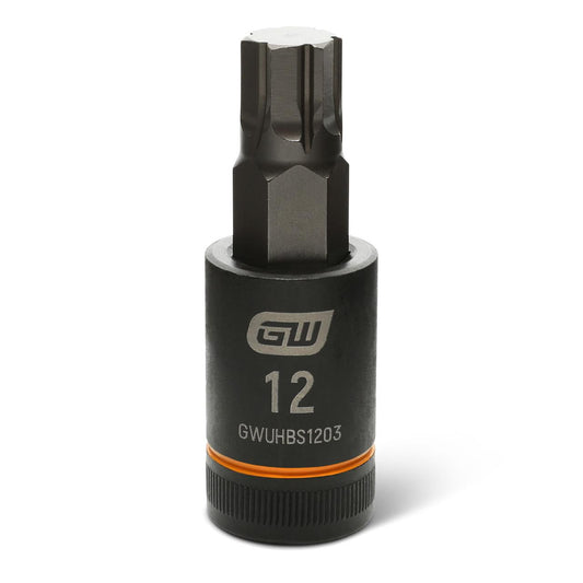 Gearwrench GWUHBS1203 1/2" Drive Impact Bi-directional Hex Bit Socket 12mm