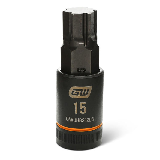 Gearwrench GWUHBS1205 1/2" Drive Impact Bi-directional Hex Bit Socket 15mm