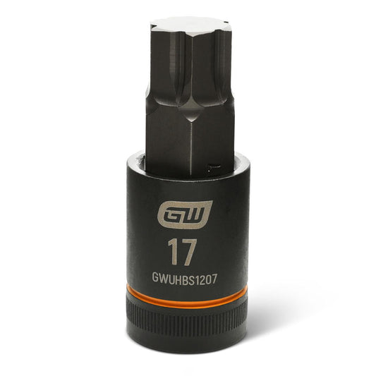 Gearwrench GWUHBS1207 1/2" Drive Impact Bi-directional Hex Bit Socket 17mm