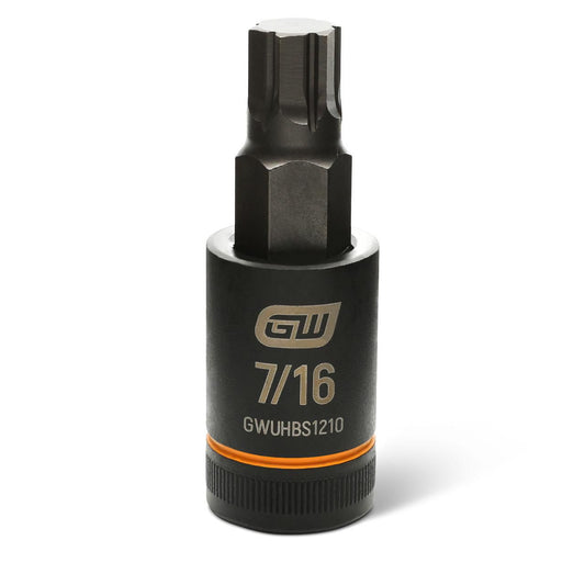 Gearwrench GWUHBS1210 1/2" Drive Impact Bi-directional Hex Bit Socket 7/16"