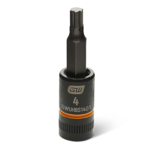Gearwrench GWUHBS1401 1/4" Drive Impact Bi-directional Hex Bit Socket 4mm