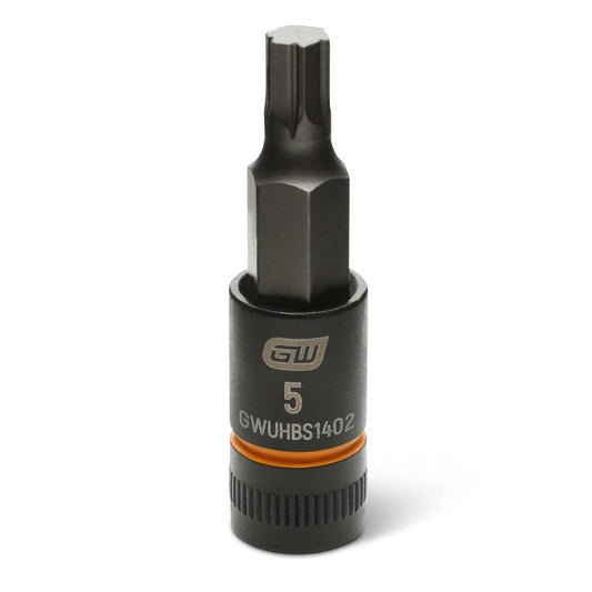 Gearwrench GWUHBS1402 1/4" Drive Impact Bi-directional Hex Bit Socket 5mm