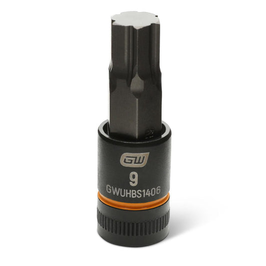 Gearwrench GWUHBS1406 1/4" Drive Impact Bi-directional Hex Bit Socket 9mm