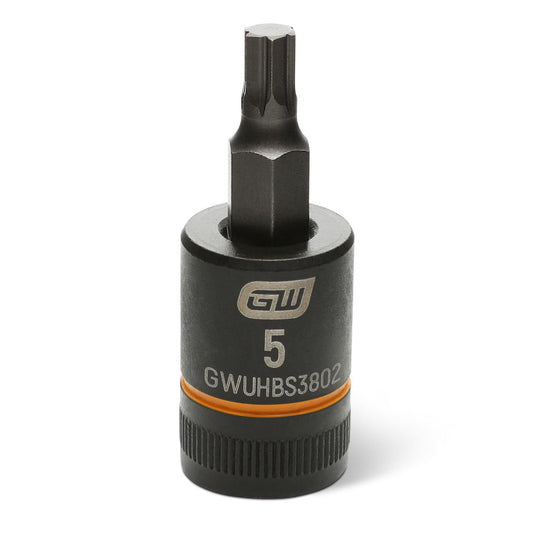 Gearwrench GWUHBS3802 3/8" Drive Impact Bi-directional Hex Bit Socket 5mm