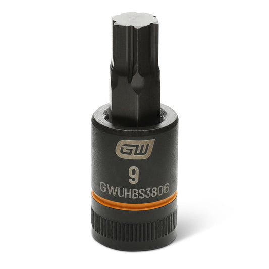 Gearwrench GWUHBS3806 3/8" Drive Impact Bi-directional Hex Bit Socket 9mm