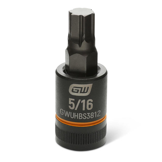 Gearwrench GWUHBS3812 3/8" Drive Impact Bi-directional Hex Bit Socket 5/16"
