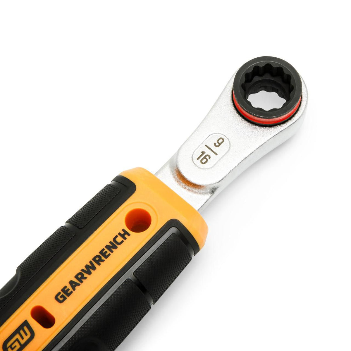 Gearwrench GWULRW91634 9/16" x 3/4" Lineman 2-in-1 Isolated Ratcheting Box Wrench
