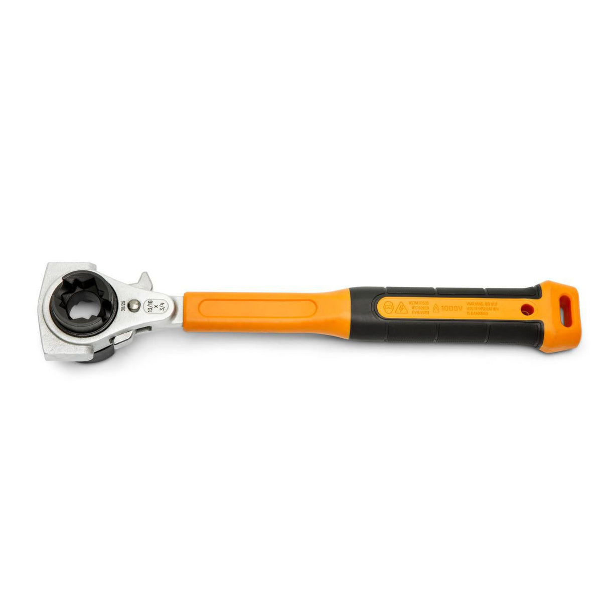 Gearwrench GWULW51 Lineman 5-in-1 Insulated Ratcheting Box Wrench