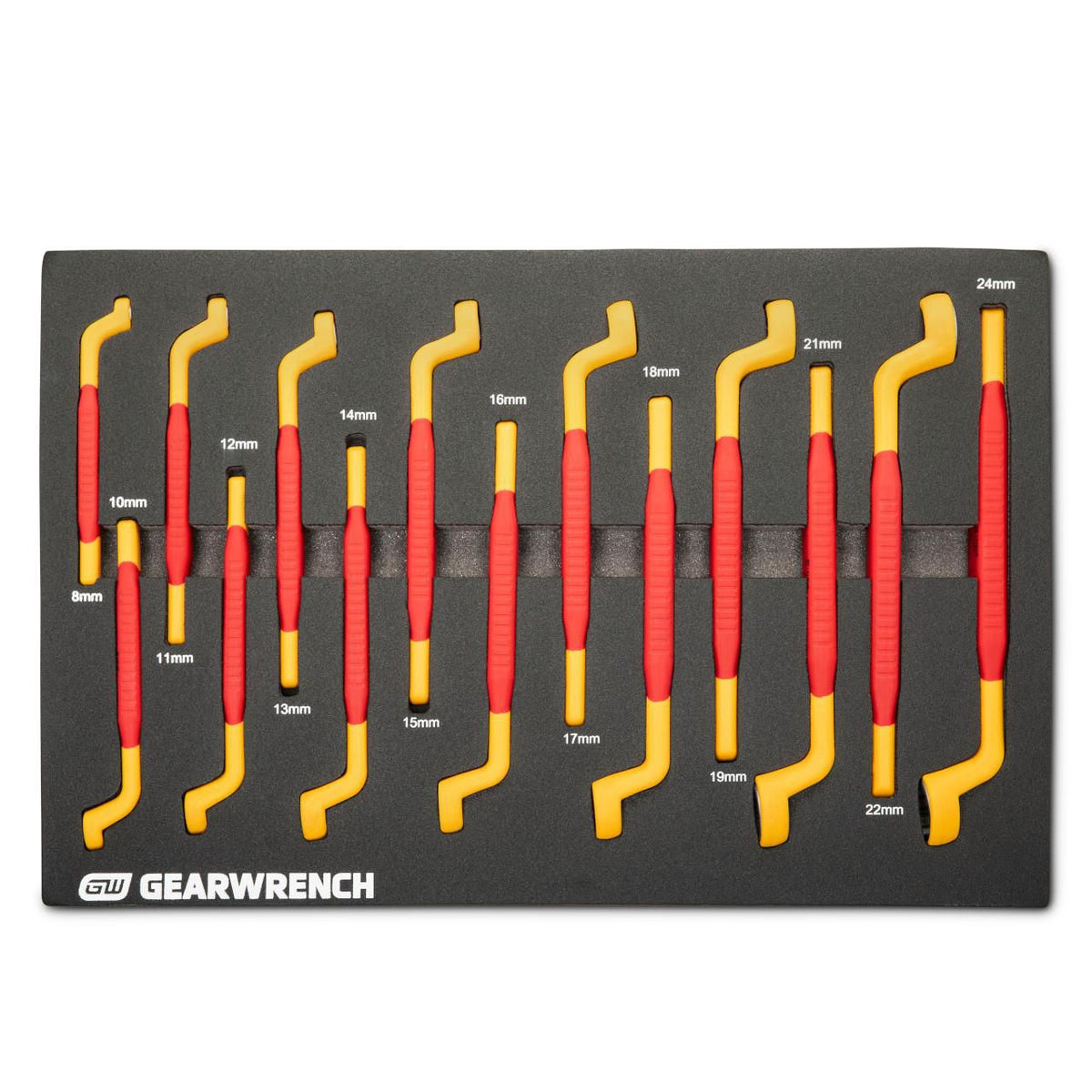 Gearwrench GWVDE72 72 Piece 1/4" and 3/8" Drive VDE Insulated Tool Set