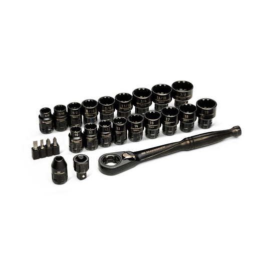 Gearwrench GWX6PT25 25 Piece 3/8" Drive Pass-Thru™ Ratchet and Socket Set
