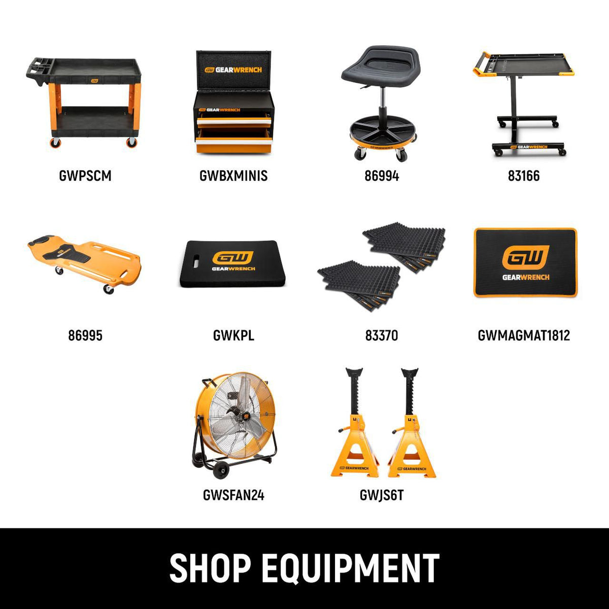 Gearwrench MEGAMOD1858 1858 Piece MEGAMOD Mechanics Tool Set in Premium Modular Foam Trays with Tool Storage & Shop Equipment
