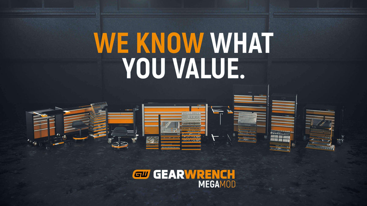 Gearwrench MEGAMODPRO 791 Piece MEGAMOD Master Mechanics Tool Set in Premium Modular Foam Trays with Tool Storage