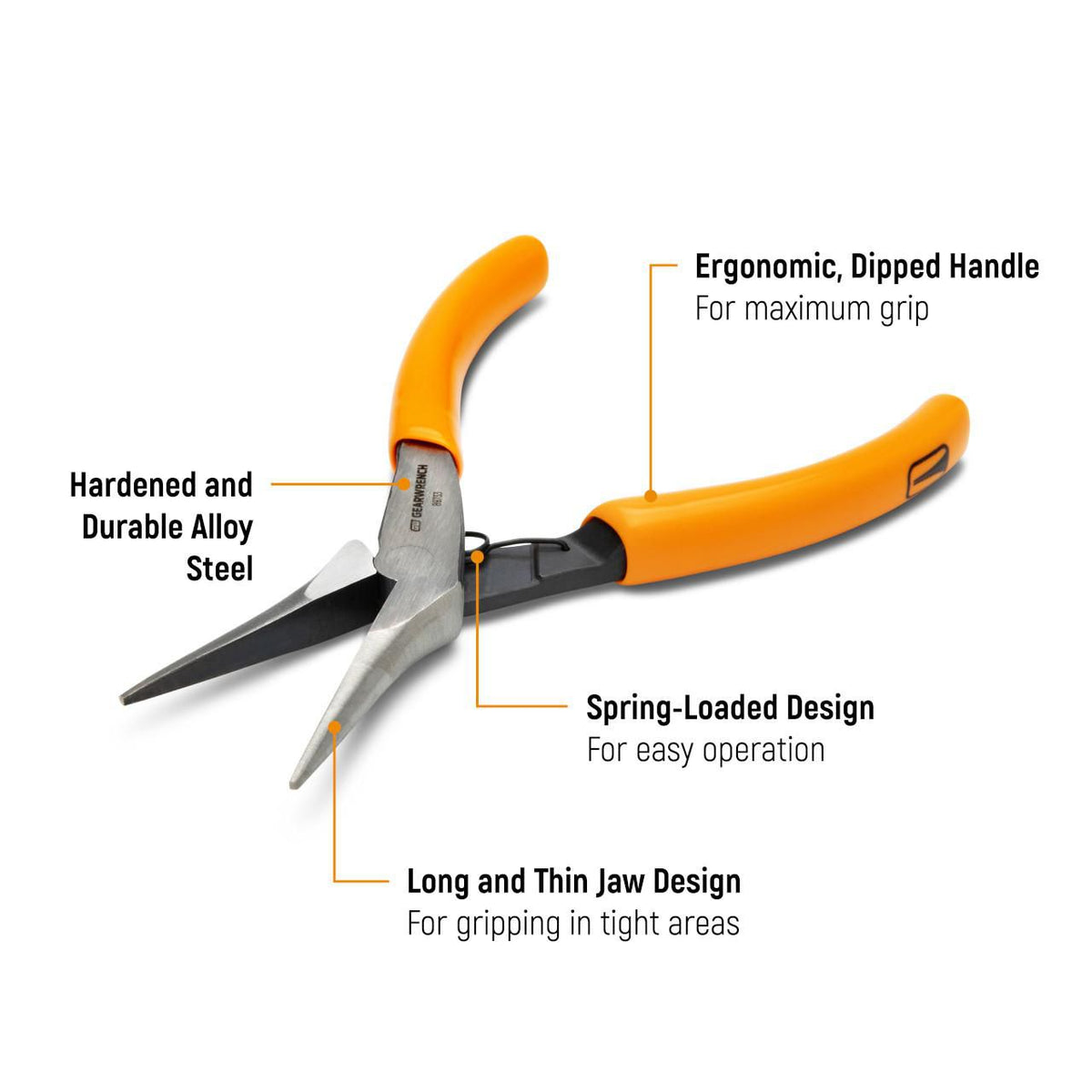 Gearwrench 89733 5-3/4" Precision Mini Needle Nose Plier