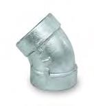 Everflow GXFL0100  1" XH Elbow 45