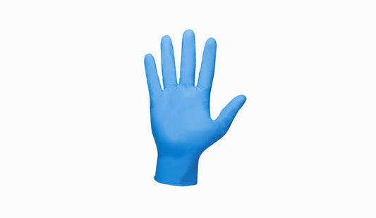 Shamrock 30351 - SUPREME 30350 Series Nitrile Examination Gloves - Blue, Light Weight, Powder-Free, 3.5 Mil, Small, (10 Boxes of 100)