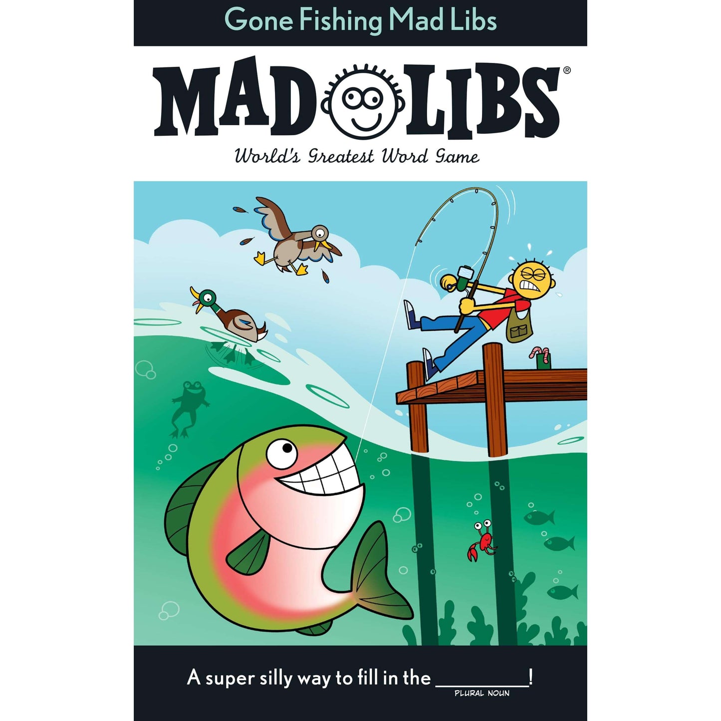 Paradise Clay PGN513 Gone Fishing Mad Libs - Book