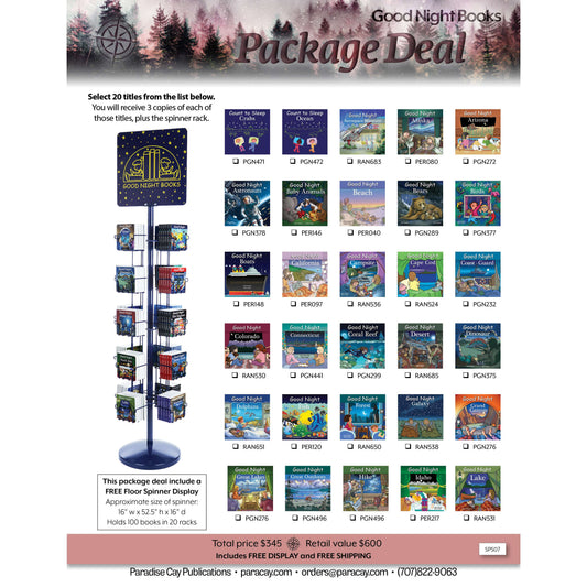 Paradise Clay SPS07 Squatch Metalworks Package Special GOODNIGHT BOOKS (WHOLESALE ONLY) - Book