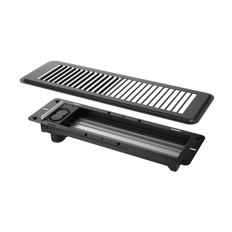 Flair FLAIRGRILL412B 4x12 Cast Iron Black Smart Vent Cover