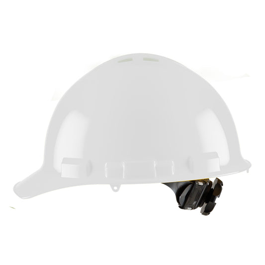 Cordova Safety H24R1V Ratchet, 4-Point, Vented, Duo Safety™, Hard Hat, Cap, White