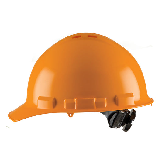 Cordova Safety H24R3V Ratchet, 4-Point, Vented, Duo Safety™, Hard Hat, Cap, Orange