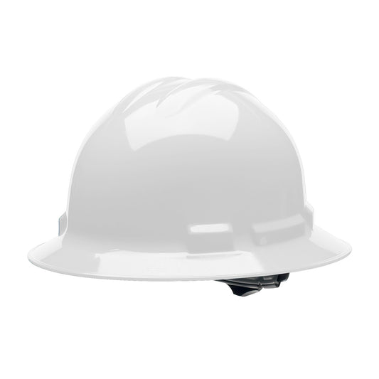 Cordova Safety H34R1 Ratchet, 4-Point, Duo Safety™, Hard Hat, Full Brim, White