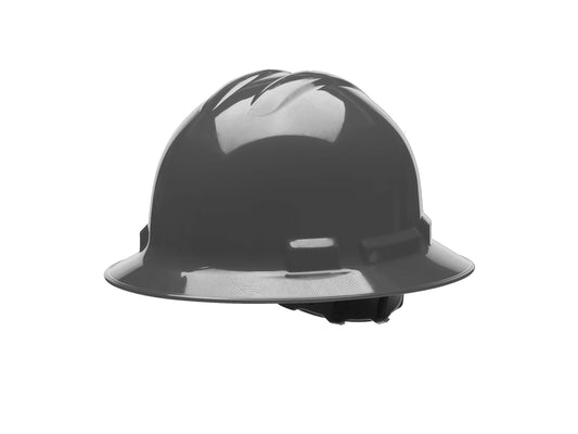 Cordova Safety H34R10 Ratchet, 4-Point, Duo Safety™, Hard Hat, Full Brim, Dove Gray